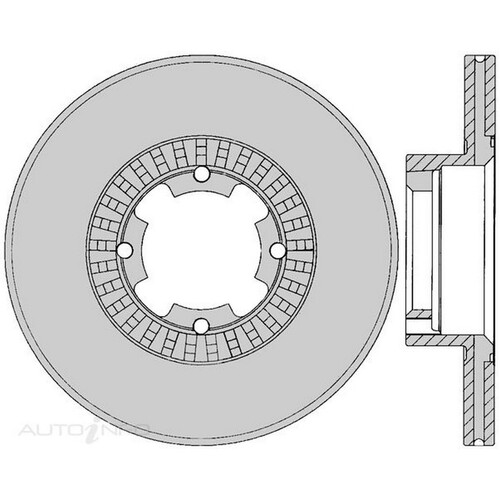 New Genuine PROTEX Rotor - Front #DR640