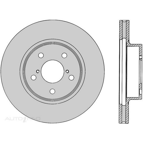 New Genuine PROTEX Rotor - Front #DR642