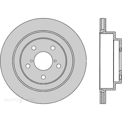 New Genuine PROTEX Rotor - Rear #DR649