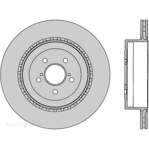 New Genuine PROTEX Rotor - Rear #DR655