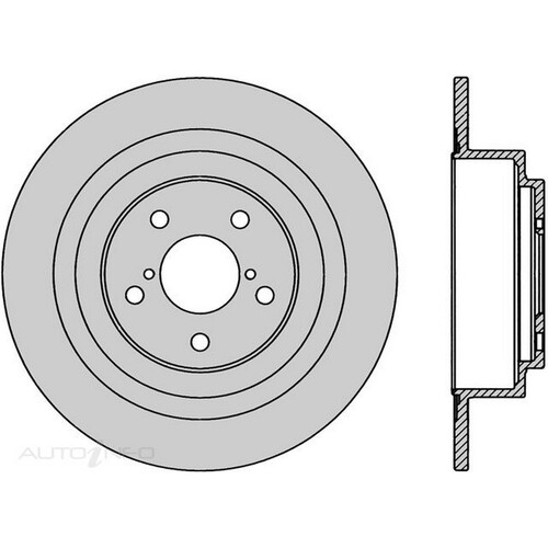New Genuine PROTEX Rotor - Rear #DR657