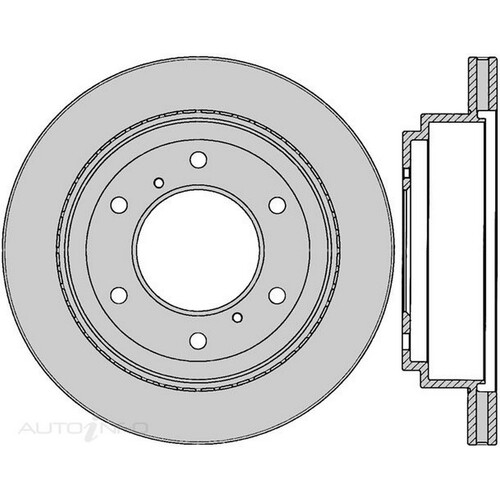 New Genuine PROTEX Rotor - Rear #DR661