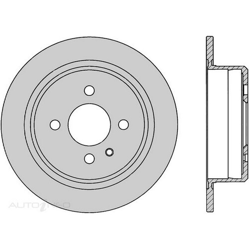 New Genuine PROTEX Rotor - Rear #DR671