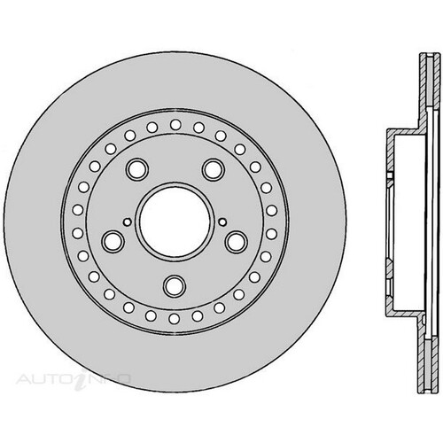 New Genuine PROTEX Rotor - Front #DR690