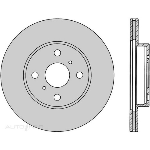 New Genuine PROTEX Rotor - Front #DR695