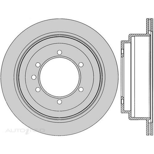 New Genuine PROTEX Rotor - Rear #DR699