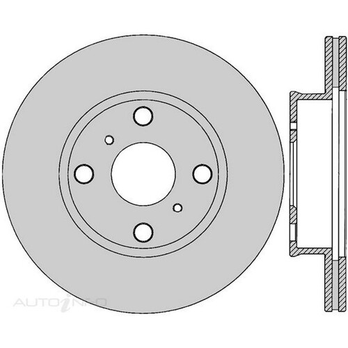 New Genuine PROTEX Rotor - Front #DR704