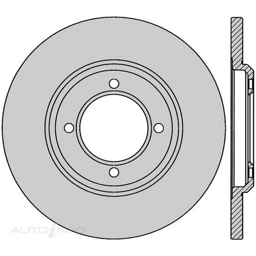 New Genuine PROTEX Rotor - Front #DR705