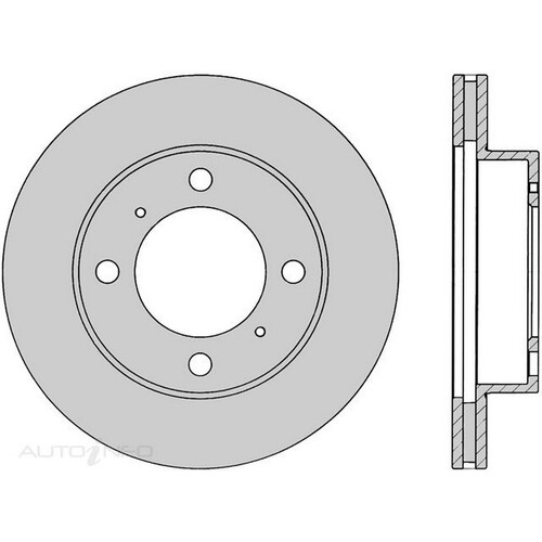 New Genuine PROTEX Rotor - Front #DR709