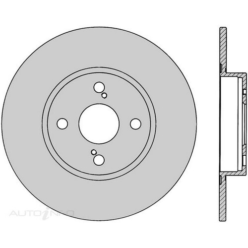 New Genuine PROTEX Rotor - Rear #DR710