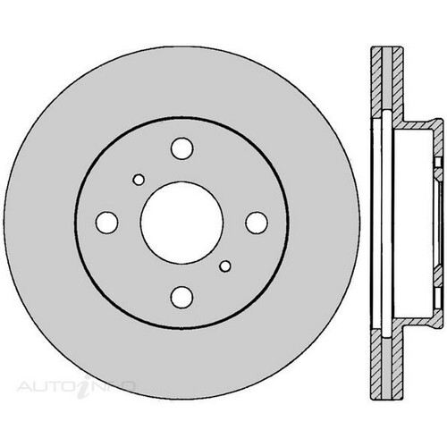 New Genuine PROTEX Rotor - Front #DR711