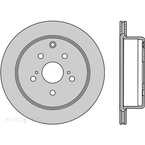 New Genuine PROTEX Rotor - Rear #DR716