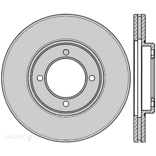 New Genuine PROTEX Rotor - Front #DR721