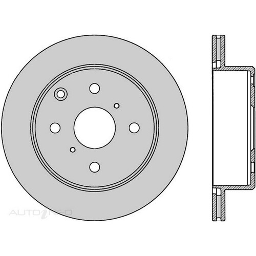 New Genuine PROTEX Rotor - Rear #DR722