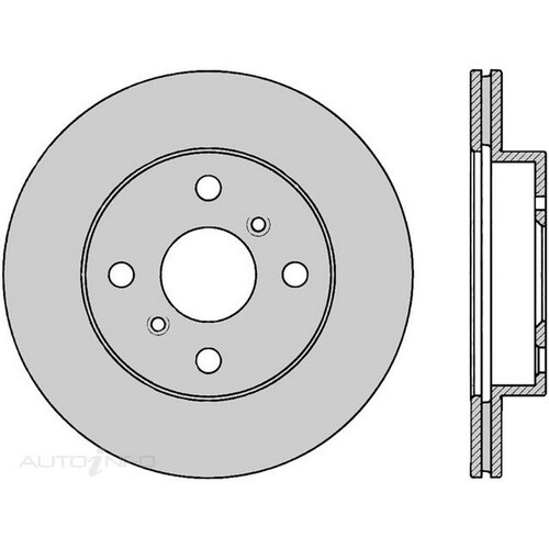 New Genuine PROTEX Rotor - Front #DR723