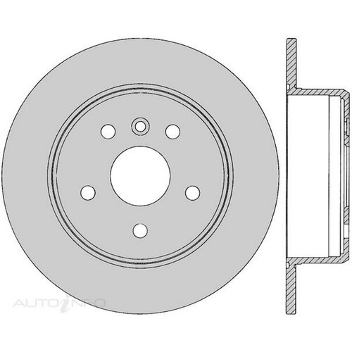 New Genuine PROTEX Rotor - Rear #DR734