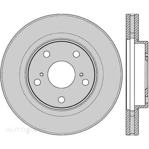 New Genuine PROTEX Rotor - Front #DR735