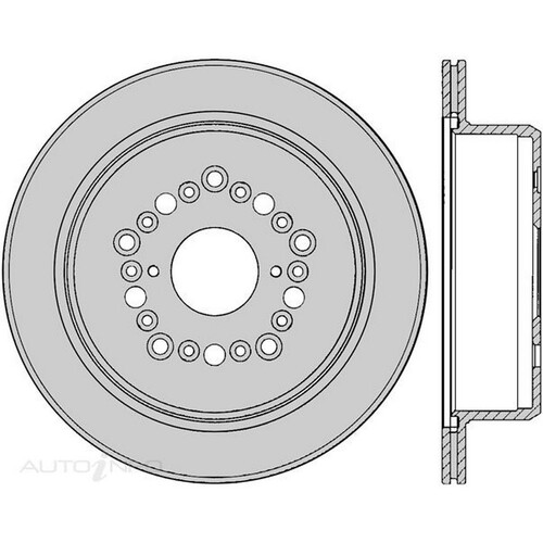 New Genuine PROTEX Rotor - Rear #DR738