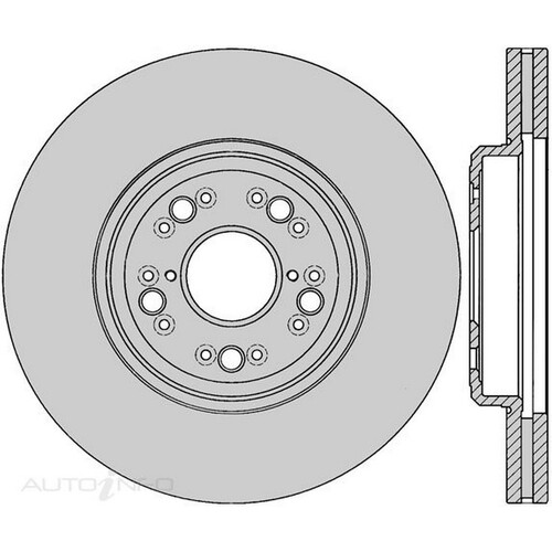 New Genuine PROTEX Rotor - Front #DR745