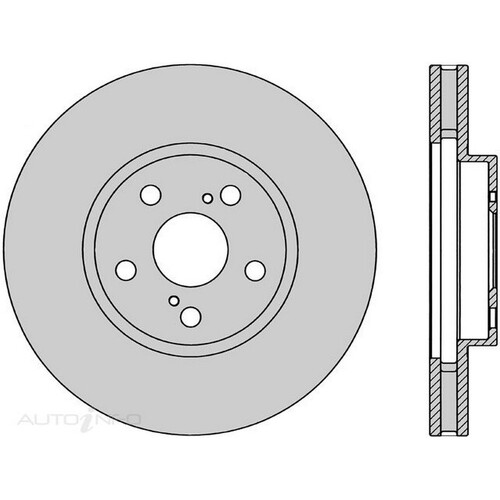New Genuine PROTEX Rotor - Front #DR747