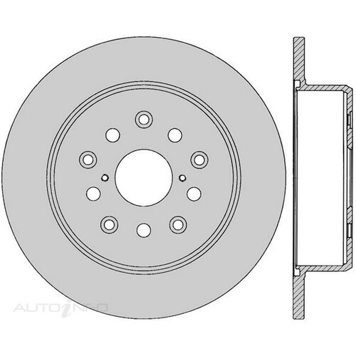 New Genuine PROTEX Rotor - Rear #DR749