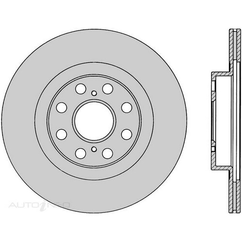 New Genuine PROTEX Rotor - Rear #DR754