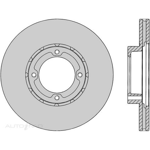 New Genuine PROTEX Rotor - Front #DR756