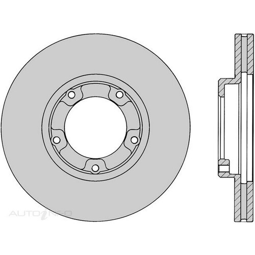 New Genuine PROTEX Rotor - Front #DR766