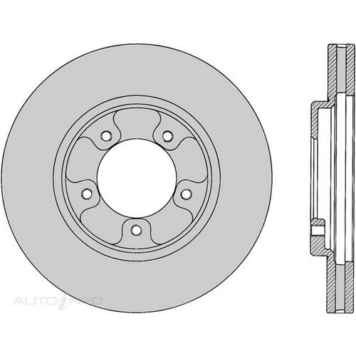 New Genuine PROTEX Rotor - Front #DR767