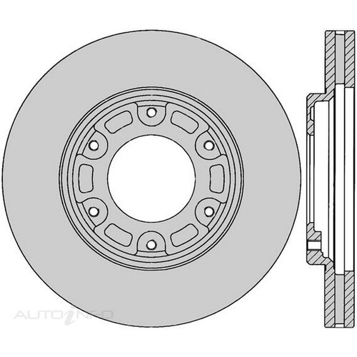 New Genuine PROTEX Rotor - Front #DR768