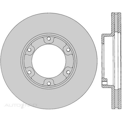 New Genuine PROTEX Rotor - Front #DR772