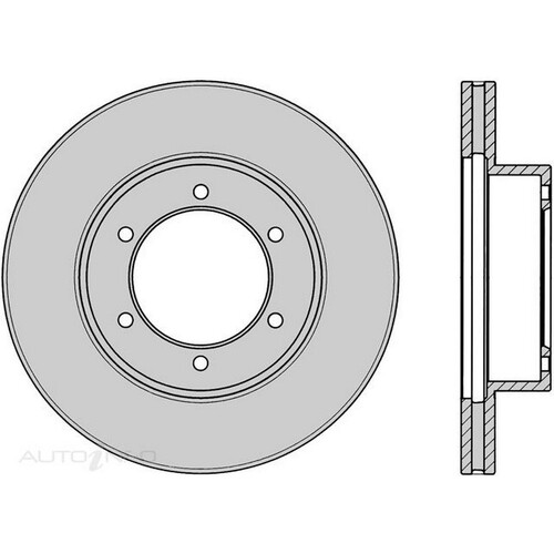 New Genuine PROTEX Rotor - Front #DR775