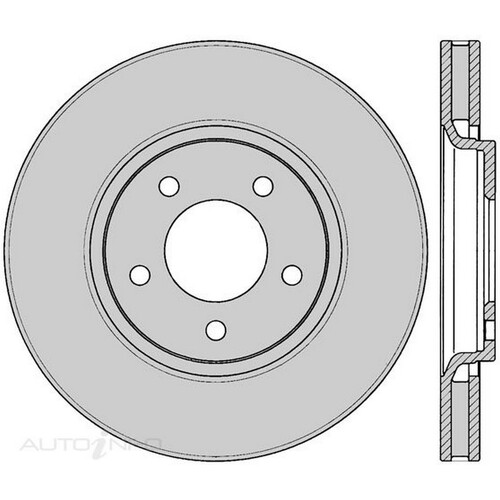 New Genuine PROTEX Rotor - Front #DR776