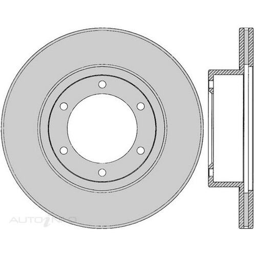 New Genuine PROTEX Rotor - Front #DR780