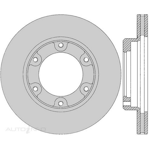 New Genuine PROTEX Rotor - Front #DR782
