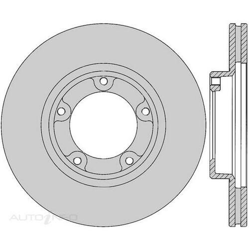 New Genuine PROTEX Rotor - Front #DR783