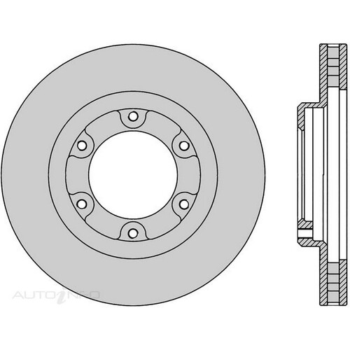 New Genuine PROTEX Rotor - Front #DR784