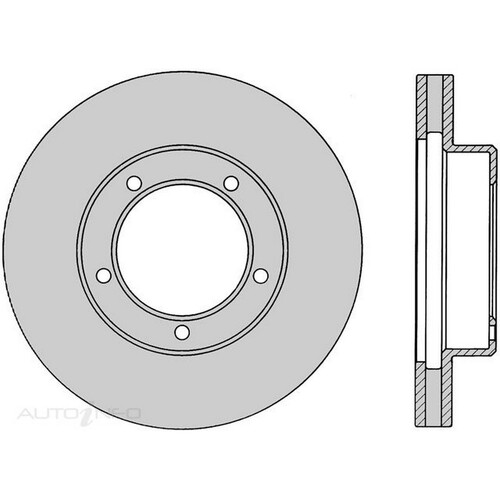 New Genuine PROTEX Rotor - Front #DR788