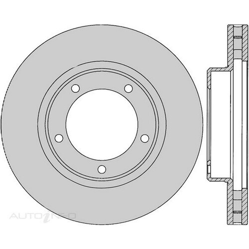 New Genuine PROTEX Rotor - Front #DR790