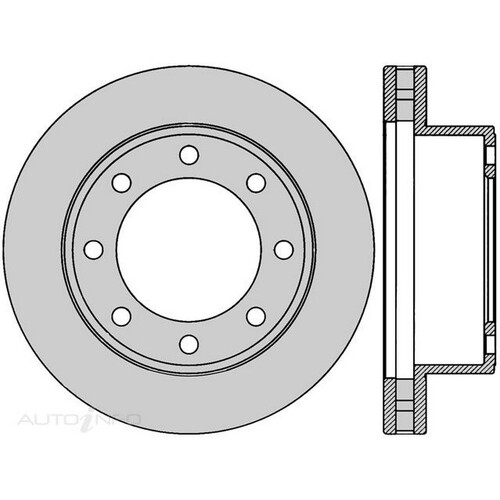 New Genuine PROTEX Rotor - Front #DR798