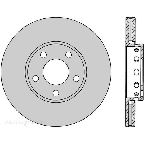 New Genuine PROTEX Rotor - Front #DR807