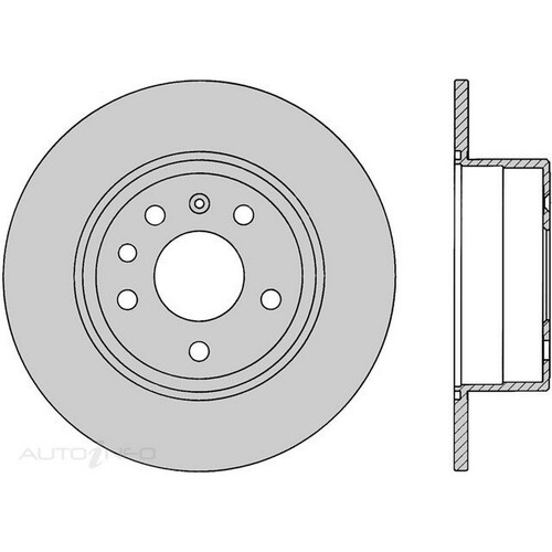New Genuine PROTEX Rotor - Rear #DR826