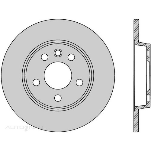 New Genuine PROTEX Rotor - Rear #DR831