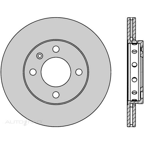 New Genuine PROTEX Rotor - Front #DR837