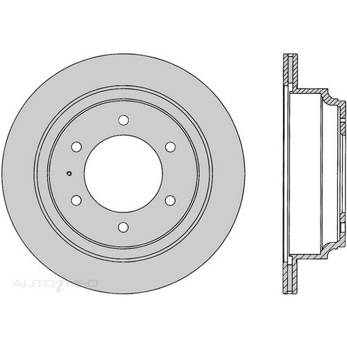 New Genuine PROTEX Rotor - Rear #DR841