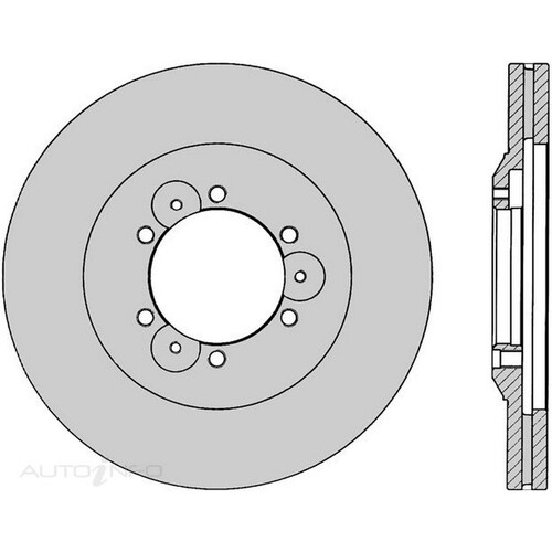New Genuine PROTEX Rotor - Front #DR842