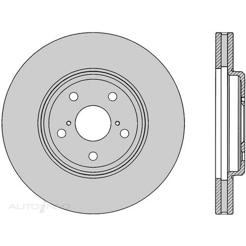 New Genuine PROTEX Rotor - Front #DR845