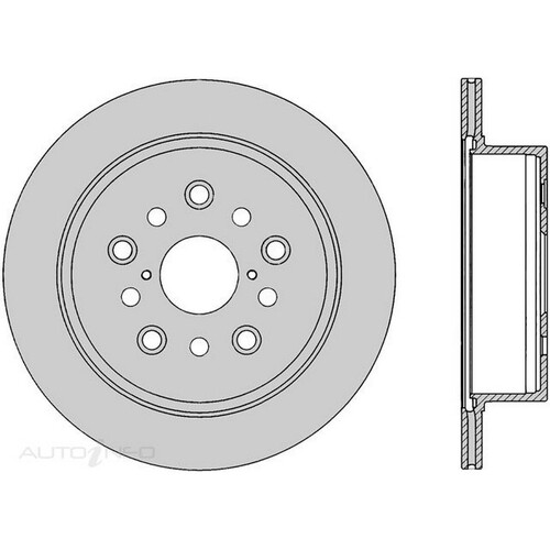 New Genuine PROTEX Rotor - Rear #DR846