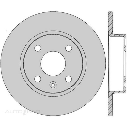 New Genuine PROTEX Rotor - Rear #DR849