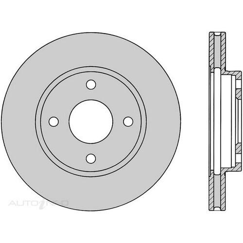 New Genuine PROTEX Rotor - Front #DR850